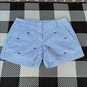 New condition Vineyard Vines Blue and White Striped Shorts